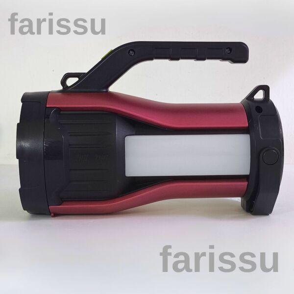 Güneş Enerjili, 7 Farklı Moda Sahip 10W LED Aydınlatma Solar Panelli Acil Durum  El Feneri