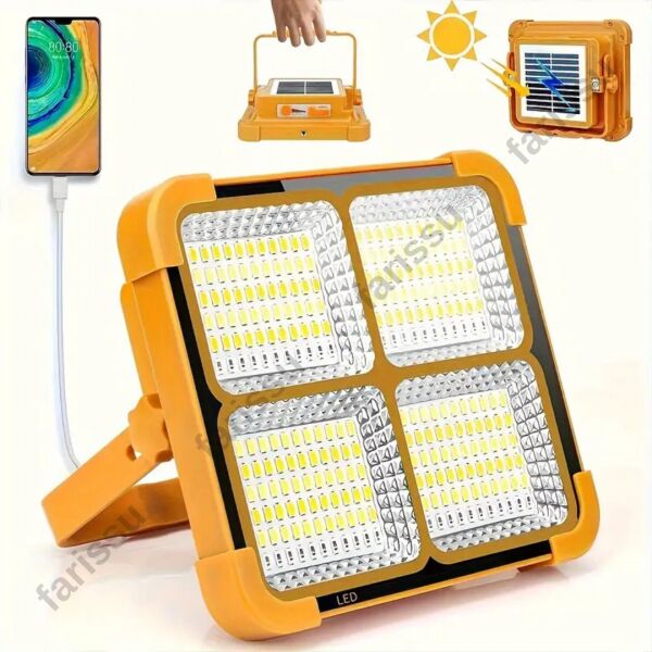 Solar panelli çakar özellikli dış mekan aydınlatmasına uygun projektör