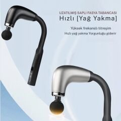 U-Bükümlü LCD Ekranlı Profesyonel Masaj Aleti – 9 Hız / 9 Mod, 4 Masaj Başlığı