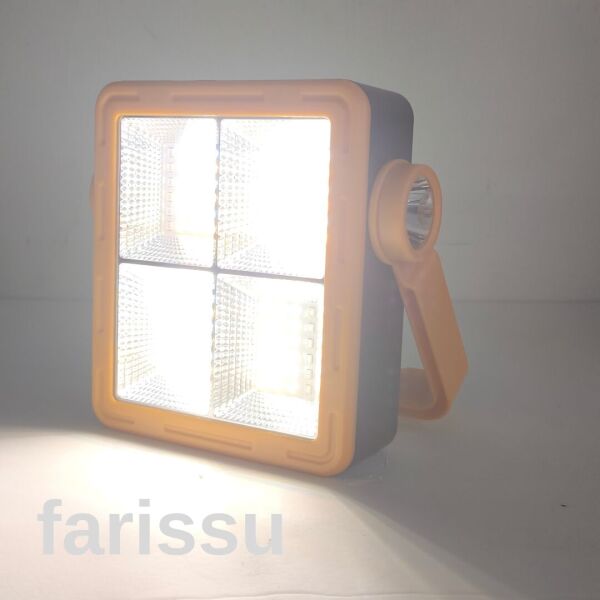 Solar Projektör ve Çok Fonksiyonlu Şarj Edilebilir Lamba - NY-9805 Serisi