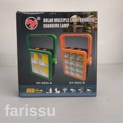Solar Projektör ve Çok Fonksiyonlu Şarj Edilebilir Lamba - NY-9805 Serisi