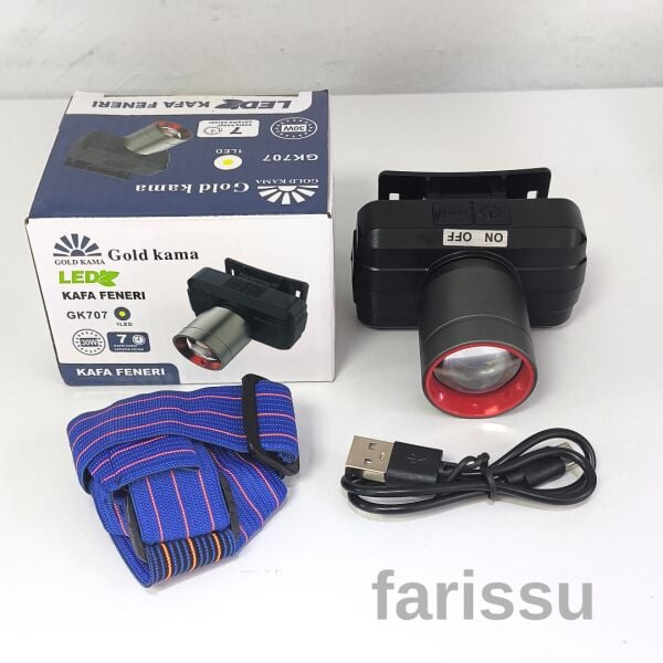 30W Güçlü LED Kafa Feneri: 7 Saate Kadar Kesintisiz Çalışma