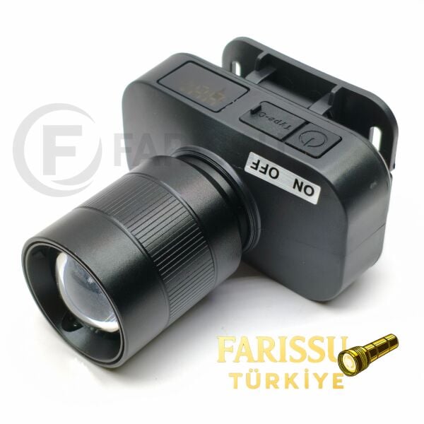 Gold Kama GK700SM LED Kafa Feneri – 30W Zoomlu, Şarjlı, Uzun Çalışma Süreli