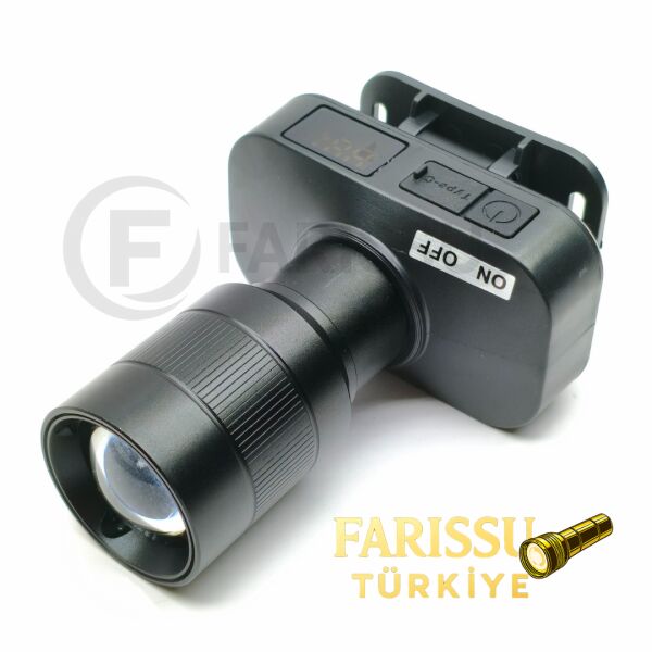 Gold Kama GK700SM LED Kafa Feneri – 30W Zoomlu, Şarjlı, Uzun Çalışma Süreli
