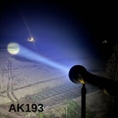 AK193 100W 5000-7000 Lümen Şarjlı Full Metal El Feneri – 16000 mAh Pil Kapasiteli, Metal Çantalı
