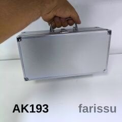 AK193 100W 5000-7000 Lümen Şarjlı Full Metal El Feneri – 16000 mAh Pil Kapasiteli, Metal Çantalı