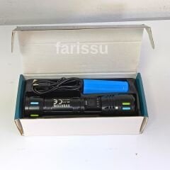 RT-171 1000 Lümen 50W Şarjlı LED El Feneri – 5 Modlu, Teleskopik Odaklamalı, Suya Dayanıklı