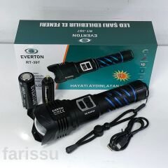 RT-397 50W 1000 Lümen Şarjlı LED El Feneri 4800 mah şarjlı pil