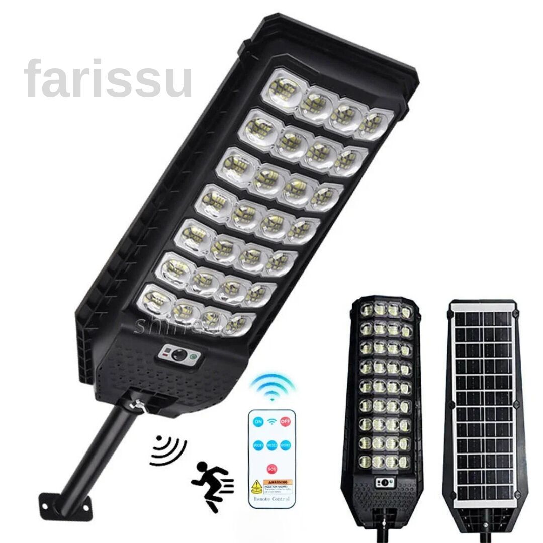 Güneş Enerjili, Hareket Sensörlü Dış Mekan LED Sokak Lambası Solar Aydınlatma