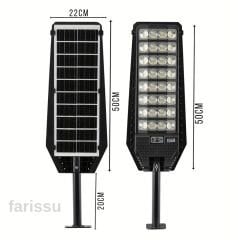 Güneş Enerjili, Hareket Sensörlü Dış Mekan LED Sokak Lambası Solar Aydınlatma