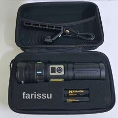GK-S2303B Ultra Parlak Şarj Edilebilir El Feneri - 8000 Lümen, Çok Modlu, Powerbank Özellikli