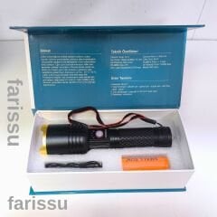 Small Sun SM-6501 Yüksek Güçlü, Şarj Edilebilir ve Odaklanabilir El Feneri - 800 Metre Menzil