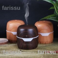 300ml Ahşap Görünümlü Aroma Difüzör ve Nemlendirici - Gold Kama GK2