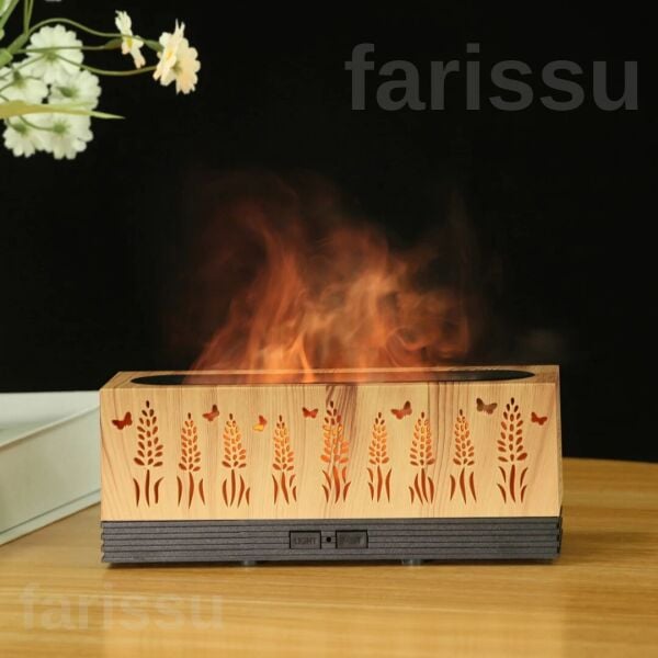 Alev Efektli Hava Nemlendirici ve Aroma Difüzör