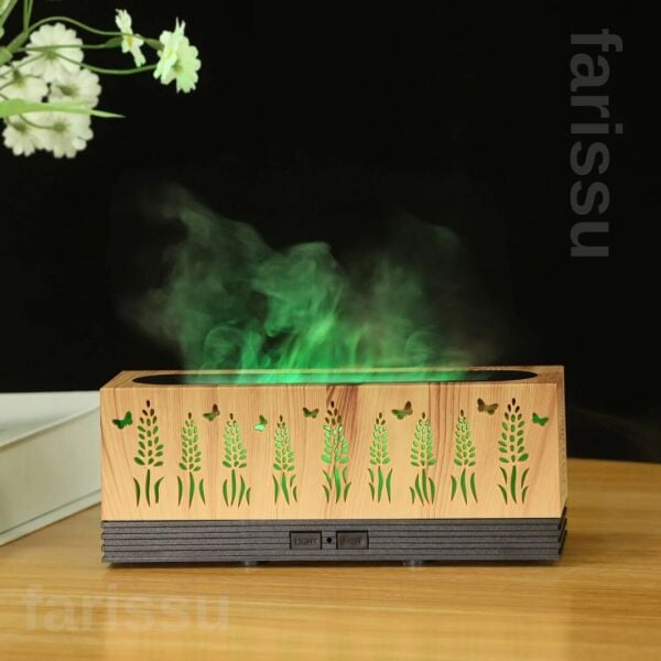 Alev Efektli Hava Nemlendirici ve Aroma Difüzör