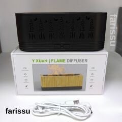 Alev Efektli Hava Nemlendirici ve Aroma Difüzör