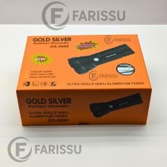 GOLD SILVER GS-5000 6800mAh Bataryalı, Uzun Ömürlü, Şarjlı El Feneri