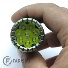 Gold Silver GS-7550 30W Profesyonel Şarjlı El Feneri - Güçlü Işık, Mıknatıslı Taban, Enerji Tasarruflu LED