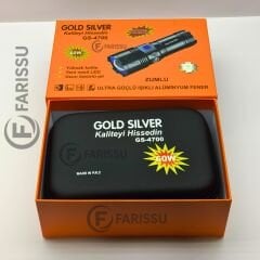 GOLD SILVER GS-4700 Profesyonel Ultra Işık Gücü | 4 Modlu, Zoomlu, Alüminyum Gövdeli Fener