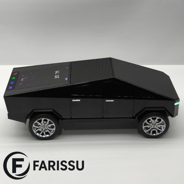 Araba Tasarımlı Bluetooth Hoparlör 15W RGB Işıklı Kablosuz Speaker – FM Radyo, USB, AUX, TF Kart Girişi