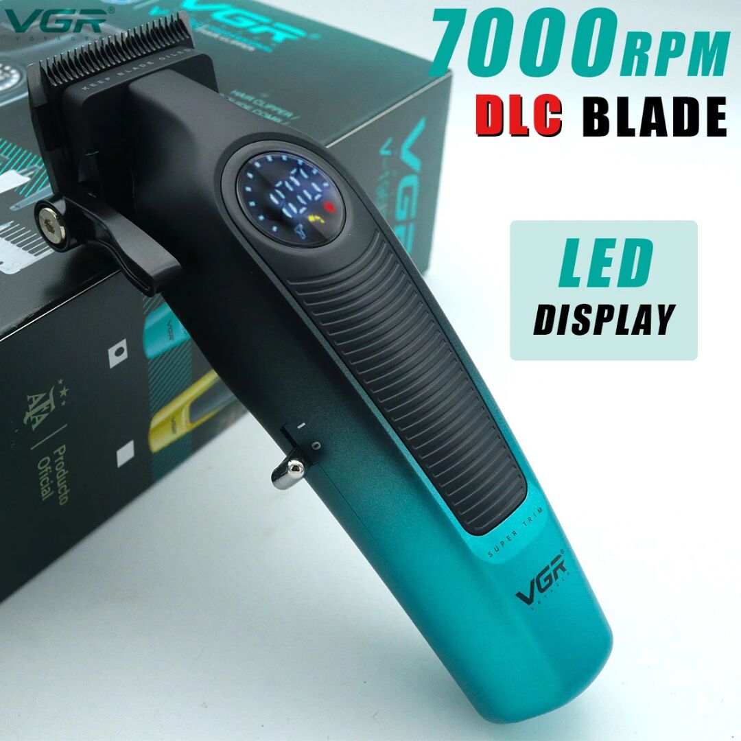 Vgr V-196 Salon kuaför erkekler için 7000rpm şarj edilebilir profesyonel saç kesme