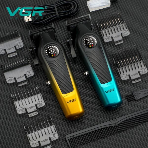 Vgr V-196 Salon kuaför erkekler için 7000rpm şarj edilebilir profesyonel saç kesme