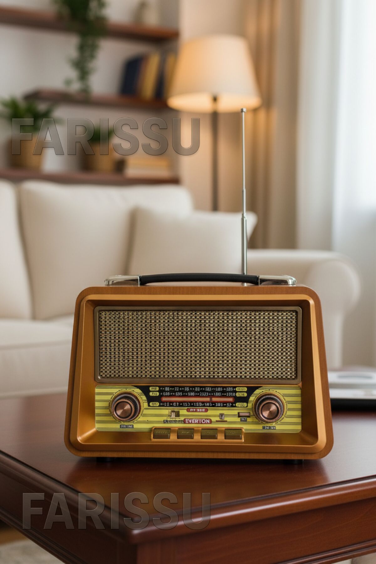 Nostaljik Tasarımlı, Modern Özellikli Everton RT-680BT Bluetooth Hoparlör ve Radyo
