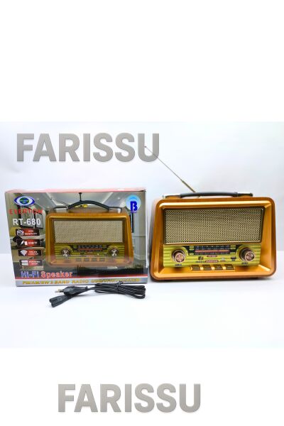 Nostaljik Tasarımlı, Modern Özellikli Everton RT-680BT Bluetooth Hoparlör ve Radyo