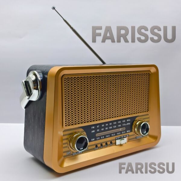 Everton RT-756 Nostaljik Retro Tasarım Radyo - FM/AM/SW 3 Bant, Bluetooth, USB/TF MP3 Çalar