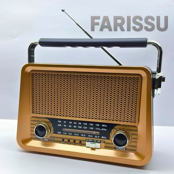 Everton RT-756 Nostaljik Retro Tasarım Radyo - FM/AM/SW 3 Bant, Bluetooth, USB/TF MP3 Çalar