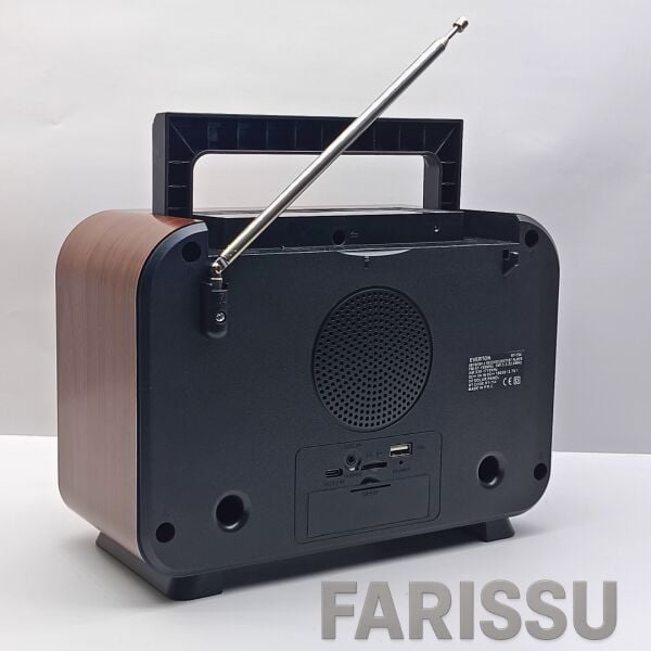 Everton RT-754 Şömine Görünümlü Nostaljik Bluetoothlu Radyo  Güneş Enerjili Taşınabilir Müzik Kutusu