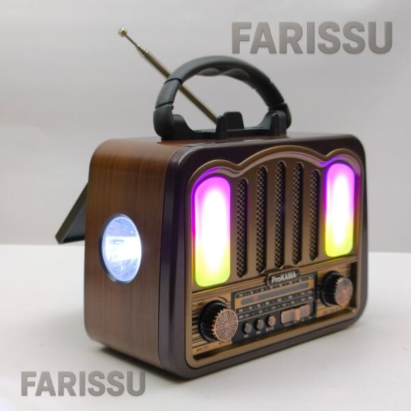 Solar Şarjlı Müzik Kutusu: AM/FM/SW Radyo & Bluetooth Hoparlör (BK-7081BTS)