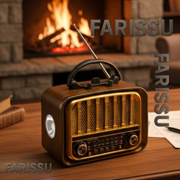 Everton RT-676 Retro Görünümlü 3 Band FM/AM/SW Radyo, Bluetooth Hoparlör ve Fenerli Klasik Tasarım