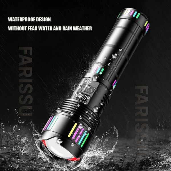 Süper Güçlü Beyaz Lazer Zoom El Feneri - Gold Orion OR-802