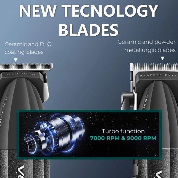 v-6740S3 Profesyonel Kablosuz Saç ve Sakal Kesme Makinesi – 3 in 1 Tıraş Seti