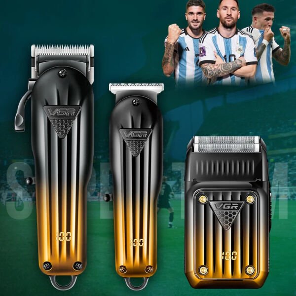VGR V-644 Profesyonel 3'ü 1 Arada Şarjlı Bakım Seti - Saç, Sakal ve Sıfırlama Tıraş Makinesi