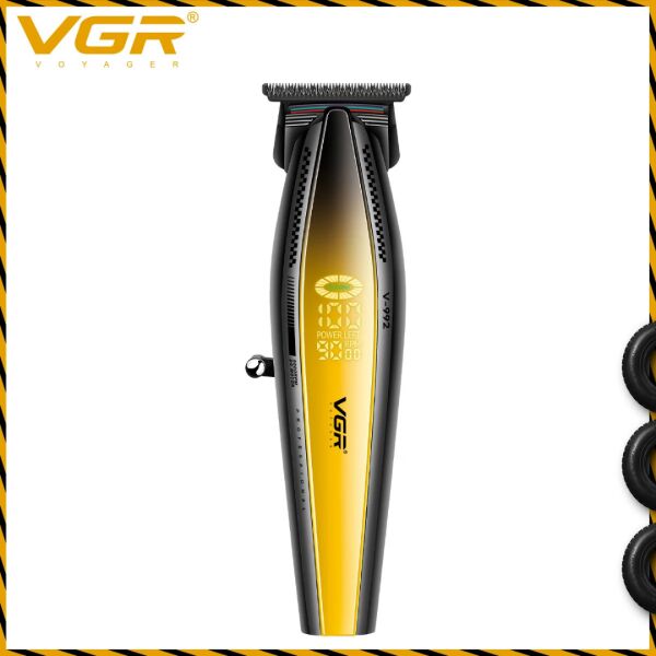 VGR V-992 Profesyonel 9000 RPM Yüksek Hız Metal Gövde Şarjlı Saç ve Sakal Çizim Makinesi