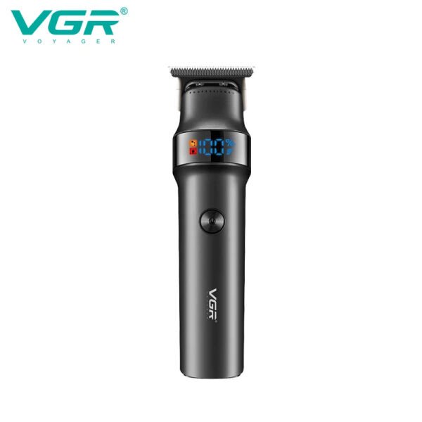 VGR V-987 Profesyonel Seramik Bıçaklı Sakal ve Ense Çizim Makinesi - Turbo Modlu & 2000mAh Batarya Siyah