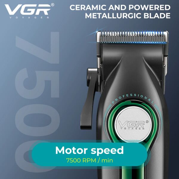 VGR V-010 Profesyonel Saç Kesme Makinesi - Güçlü ve Hassas Kesim Deneyimi ( Gold )