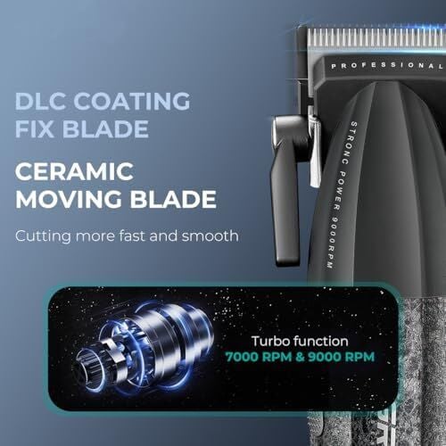 VGR V-640 Profesyonel Saç Kesme Makinesi – 9000 RPM, Paslanmaz Çelik, USB Şarj