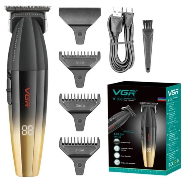 VGR V-906 DLC T-Blade tıraş makinesi Makinesi - 9000 RPM