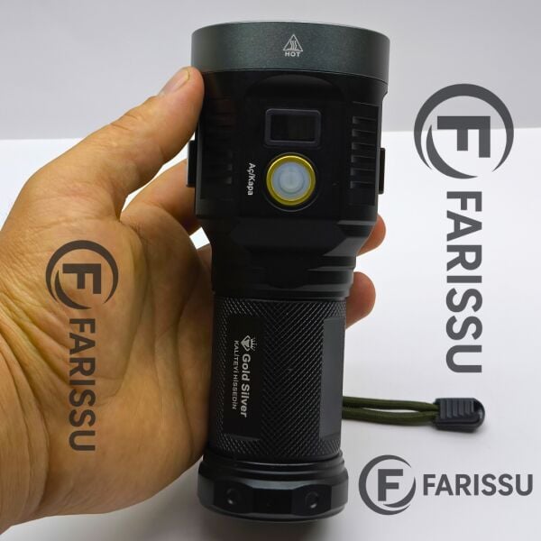 Gold Silver GS-14100 50W 5000 Lümen Profesyonel Şarjlı El Feneri