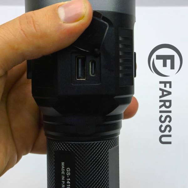 Gold Silver GS-14100 50W 5000 Lümen Profesyonel Şarjlı El Feneri