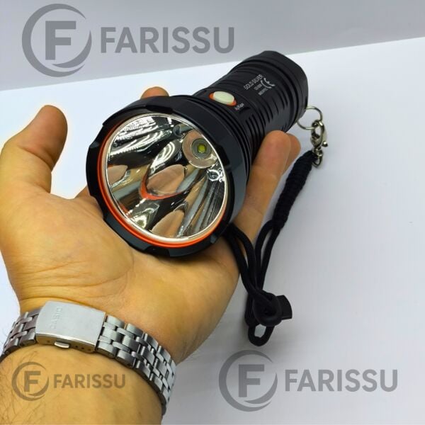 GOLD SILVER GS-5000 6800mAh Bataryalı, Uzun Ömürlü, Şarjlı El Feneri