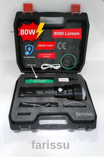 Üst Düzey Performans ve Dayanıklılık: Gold Silver GS-14500 Şarjlı El Feneri