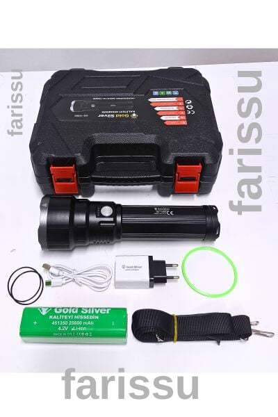 Üst Düzey Performans ve Dayanıklılık: Gold Silver GS-14500 Şarjlı El Feneri