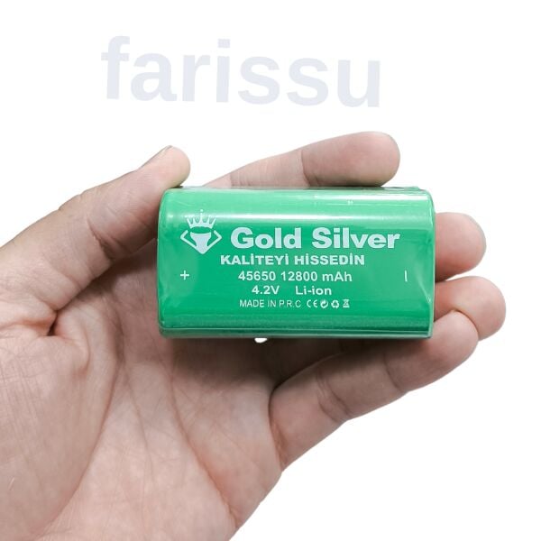 Gold Silver GS-14000 Şarjlı El Feneri | 40W 4000 Lümen | 12800 mAh Li-ion | Kamp, Avcılık & Acil Durumlar