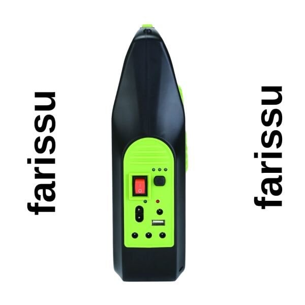 Taşınabilir Güneş Enerjili Aydınlatma Sistemi – Solar Panel, USB Şarj, Fan, Bluetooth, Radyo, 3 Ampullü Kamp Feneri