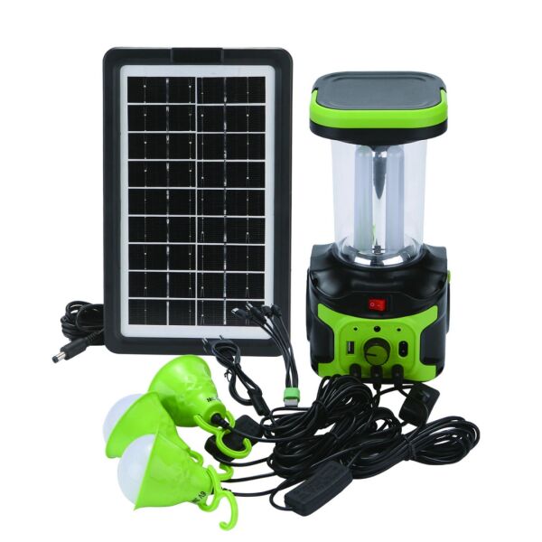 Gold Silver GS-906 Solar Enerjili Şarjlı Fener – Bluetooth, Radyo, USB, Güneş Paneli Dahil