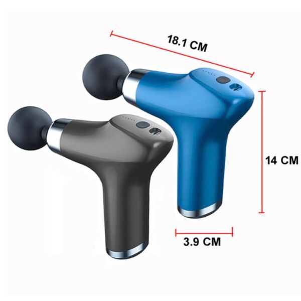 Sırt ve Boyun Ağrılarına Cep Boyu Çözüm: Gold Orion Mini Masaj Tabancası (4 Başlıklı & Şarjlı)